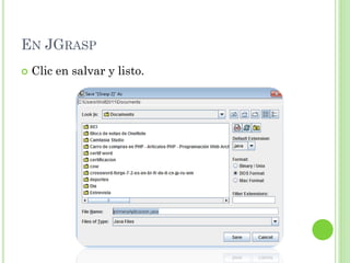 Fundamentos de programaciOn en java con jgrasp | PDF
