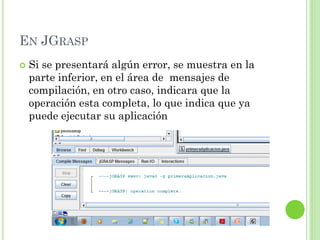Fundamentos de programaciOn en java con jgrasp | PDF