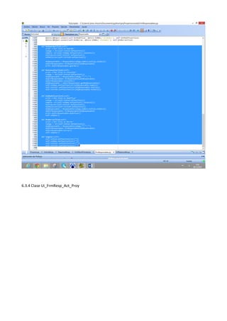 6.3.4 Clase Ui_FrmResp_Act_Proy
 