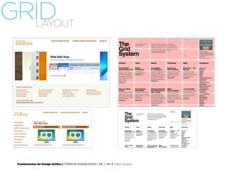 Fundamentos do Design Gráfico | TÓPICOS AVANÇADOS | BR | SP | Fabio Silveira
GRIDLAYOUT
 