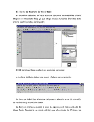 Fundamentos de visual basic 6.0. | DOCX