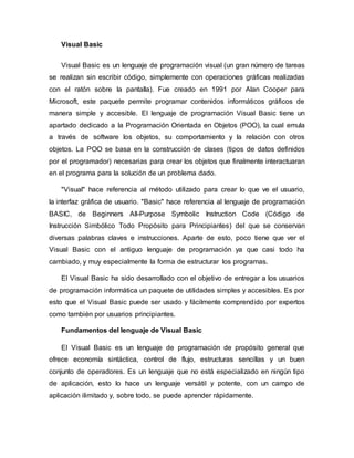 Fundamentos de visual basic 6.0. | DOCX