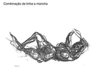 Combinação de linha e mancha 