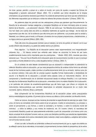 Fundamentos filosoficos de la educacion_IAFJSR | PDF