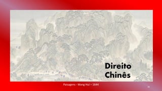 Público
26
Direito
Chinês
Paisagens - Wang Hui – 1644
 
