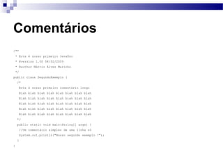 Apostila de Fundamentos Java | PPT