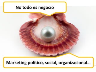 No todo es negocio




Marketing político, social, organizacional…
 