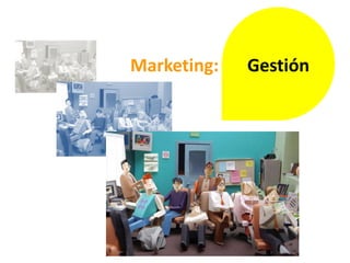 Marketing:   Gestión
 
