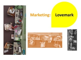 Marketing:   Lovemark
 