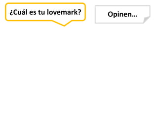 ¿Cuál es tu lovemark?   Opinen…
 