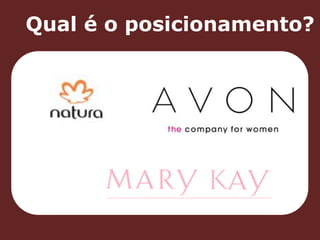 Qual é o posicionamento? 
 