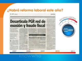 ¿Habrá reforma laboral este año?




  2007    2008     2009    2010    2011
 