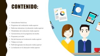 EDUCACION MEDIA SUPERIOR EN MEXICO | PDF