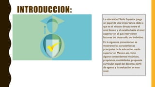 EDUCACION MEDIA SUPERIOR EN MEXICO | PDF