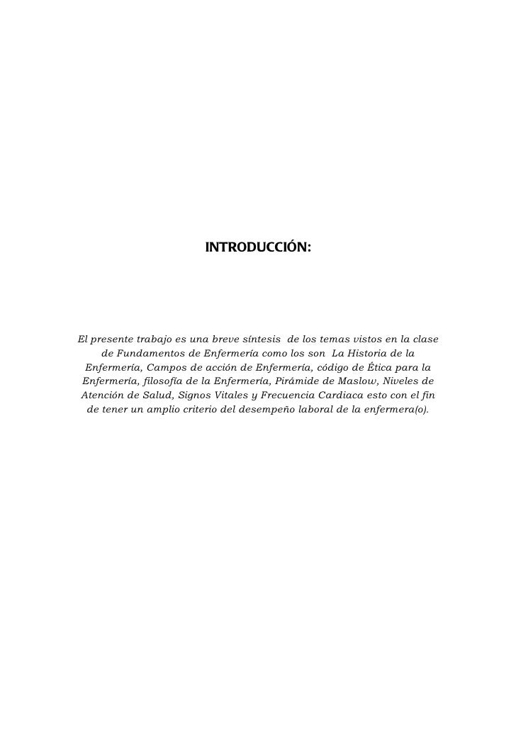 fundamentos resumen resume de enfermera