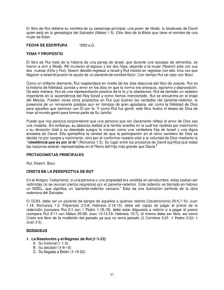 Bosquejo De Rut Fundamentos revised_version_ | PDF