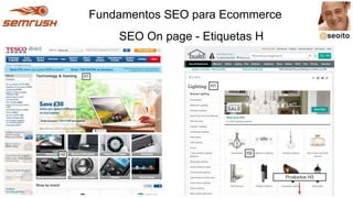 Fundamentos seo para ecommerce | PPTX
