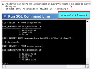 se incluyó el # 3 y no el 4
 