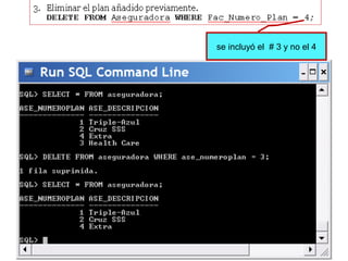 se incluyó el # 3 y no el 4
 