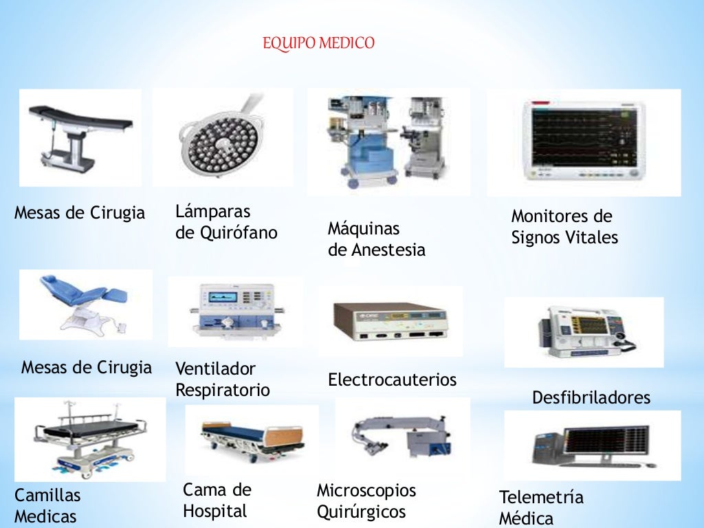 Materiales Y Equipo De La Unidad Del Paciente