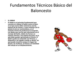 Fundamentos técnicos básico del baloncesto