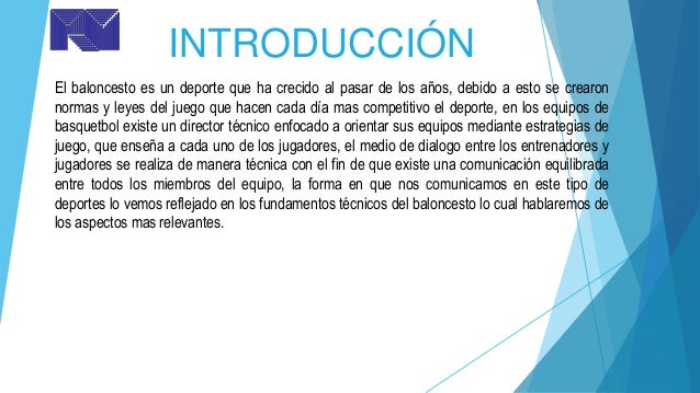 Fundamentos tecnicos del baloncesto