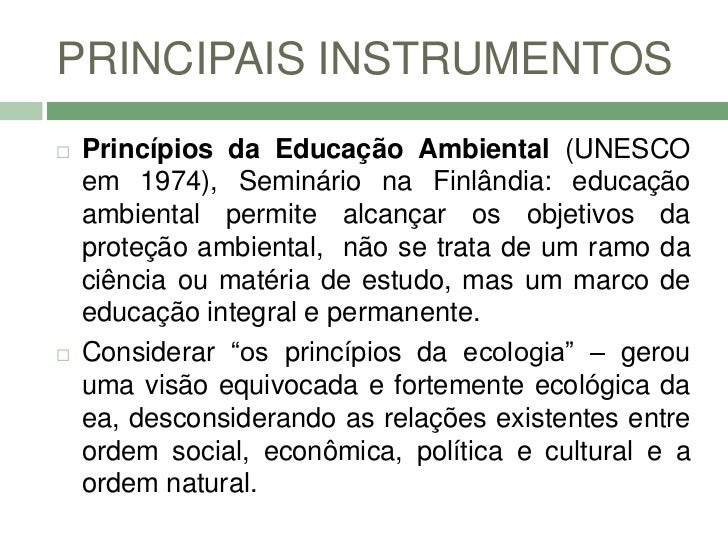 Fundamentos teóricos da educação ambiental final