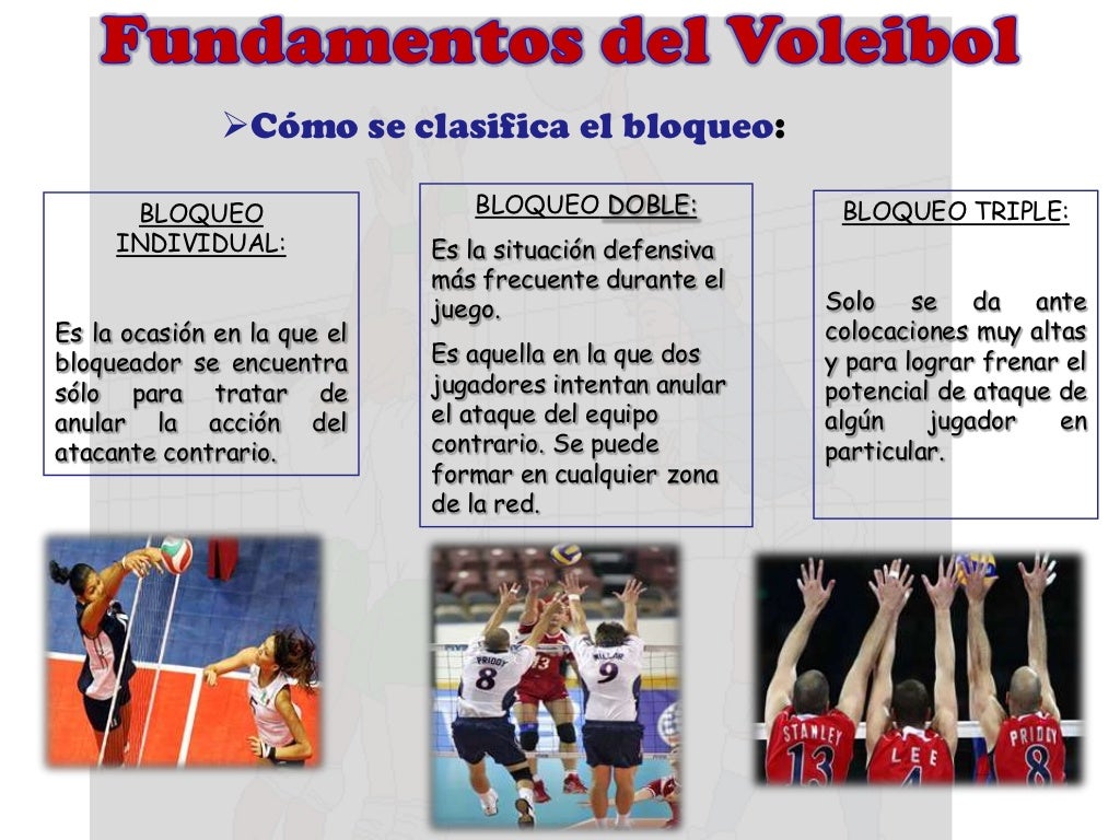 Fundamentos voleibol baloncesto