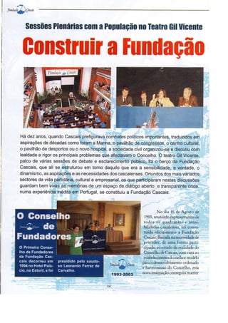 Fundação Cascais - 10º Aniversário - 2003