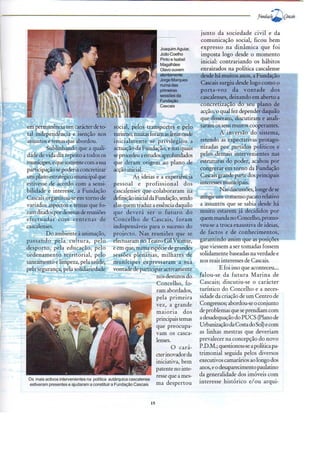 Fundação Cascais - 10º Aniversário - 2003