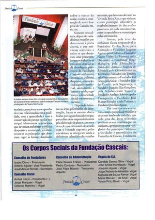 Fundação Cascais - 10º Aniversário - 2003