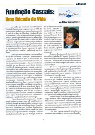 Fundação Cascais - 10º Aniversário - 2003