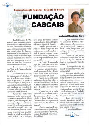 Fundação Cascais - 10º Aniversário - 2003