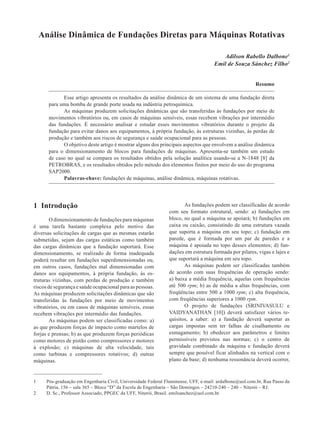 PDF) ANÁLISE DINÂMICA DE ESTRUTURAS COM O MÉTODO DOS ELEMENTOS