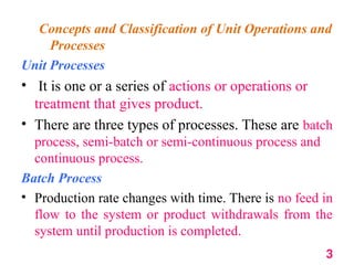 Comprehensive Overview of Chemical Engineering Unit Operations and ...