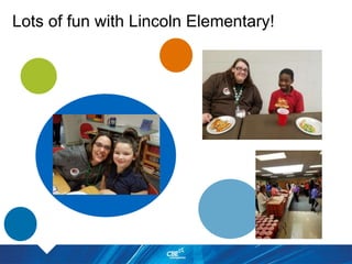 Lots of fun with Lincoln Elementary!
 