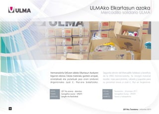 Fundación ULMA - Informe de Actividades 2011