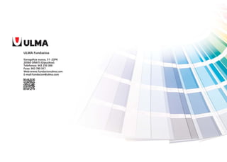 Fundación ULMA - Informe de Actividades 2011