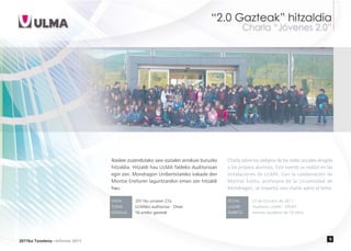 Fundación ULMA - Informe de Actividades 2011