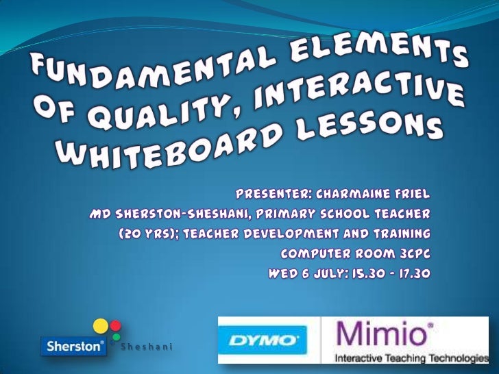 interactive whiteboard lessons