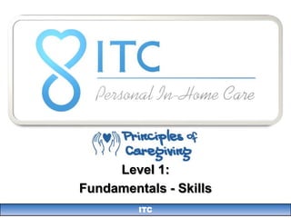 Level 1:
Fundamentals - Skills
         ITC
 