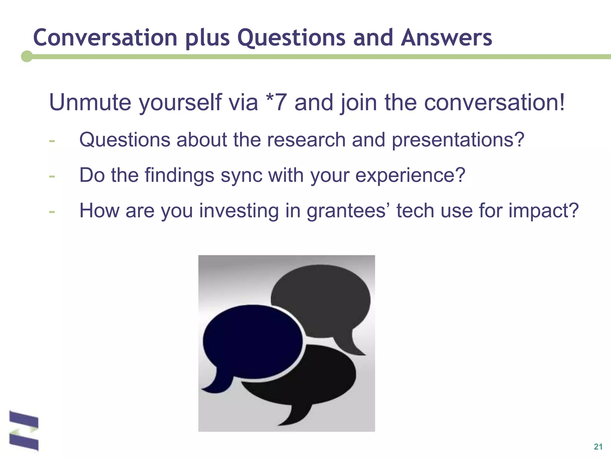 Learnings: How we integrate social mediaSocial media built into planning, execution of each campaignEach program staffer, not communications person, takes the lead on drafting social media content (across usual silos)Focus on unique properties and opps of social media tools vs. replicating old models using new tools