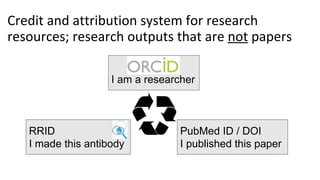 PubMed ID / DOI
I published this paper
RRID
I made this antibody
I am a researcher
 