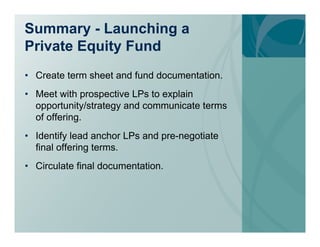 Fund Formation Introduction