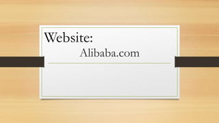 Alibaba.com
Website:
 