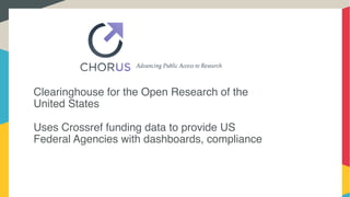 Funding data & the Funder Registry