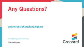 Funding data & the Funder Registry