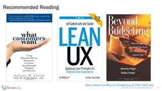 v 3.4 © 1993 – 2017 Scrum.org All Rights Reserved
Recommended Reading
41
Also check out Beyond Budgeting at http://bbrt.org
 