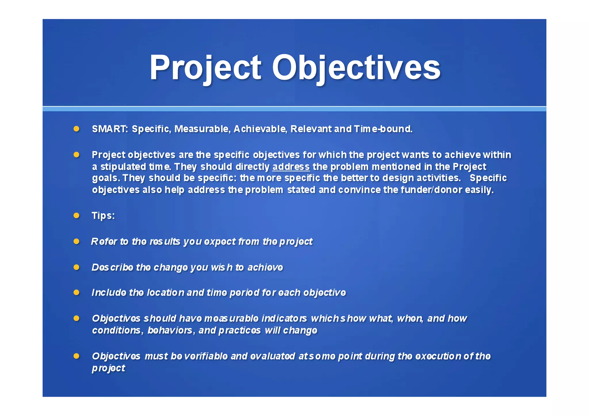 Tips on writing a Funding proposal