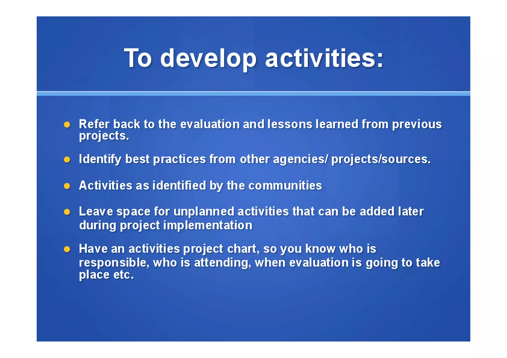 Tips on writing a Funding proposal